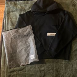 Black Essentials Hoodie 