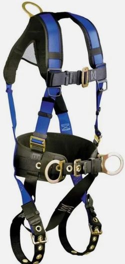 FallTech 7073LX Contractor 3D Construction Belted Full Body Harness - NEW