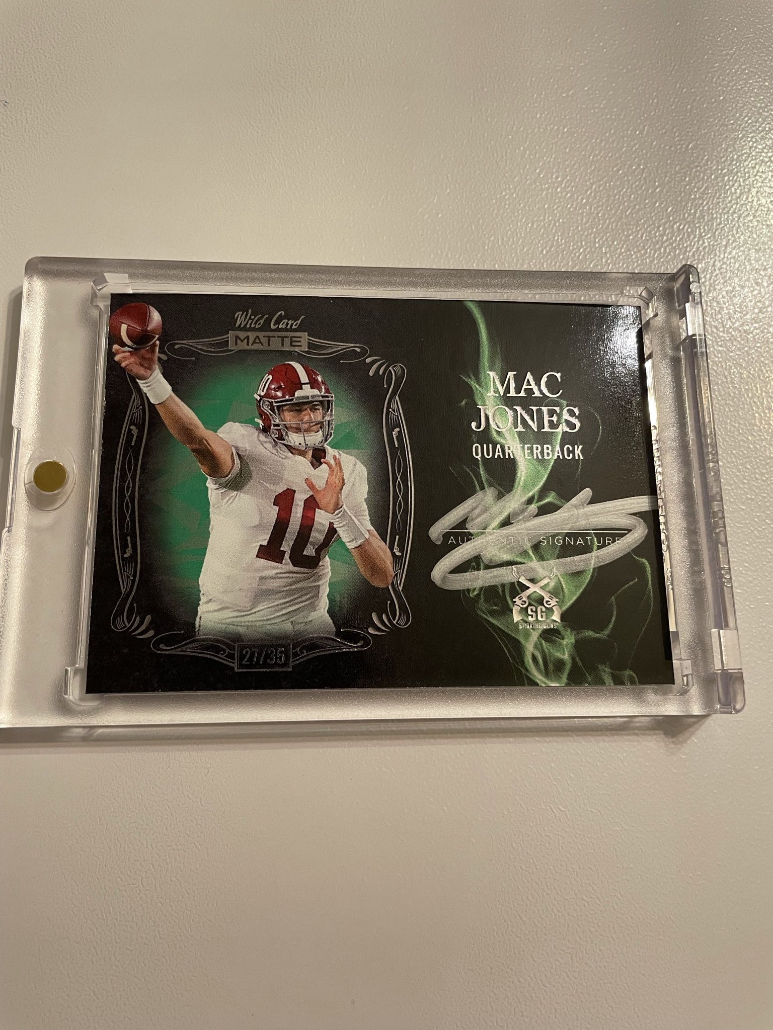 Mac Jones Wildcard Matte Auto 27/35 !!!