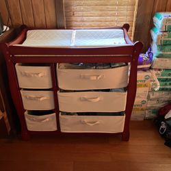 Redwood Changing Table 
