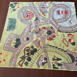 Children's Play Mat with Road Design