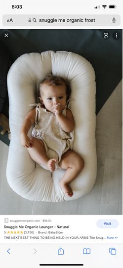 Used Snuggle Me Organic