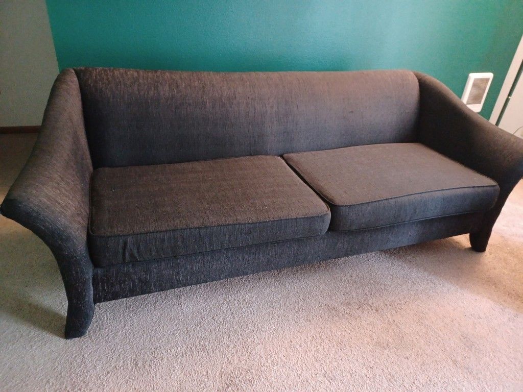 Contemporary Couch Black