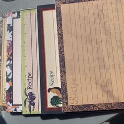Recipe Cards 4X6