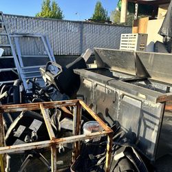 **Free Refrigerator And A Lot Of Metal