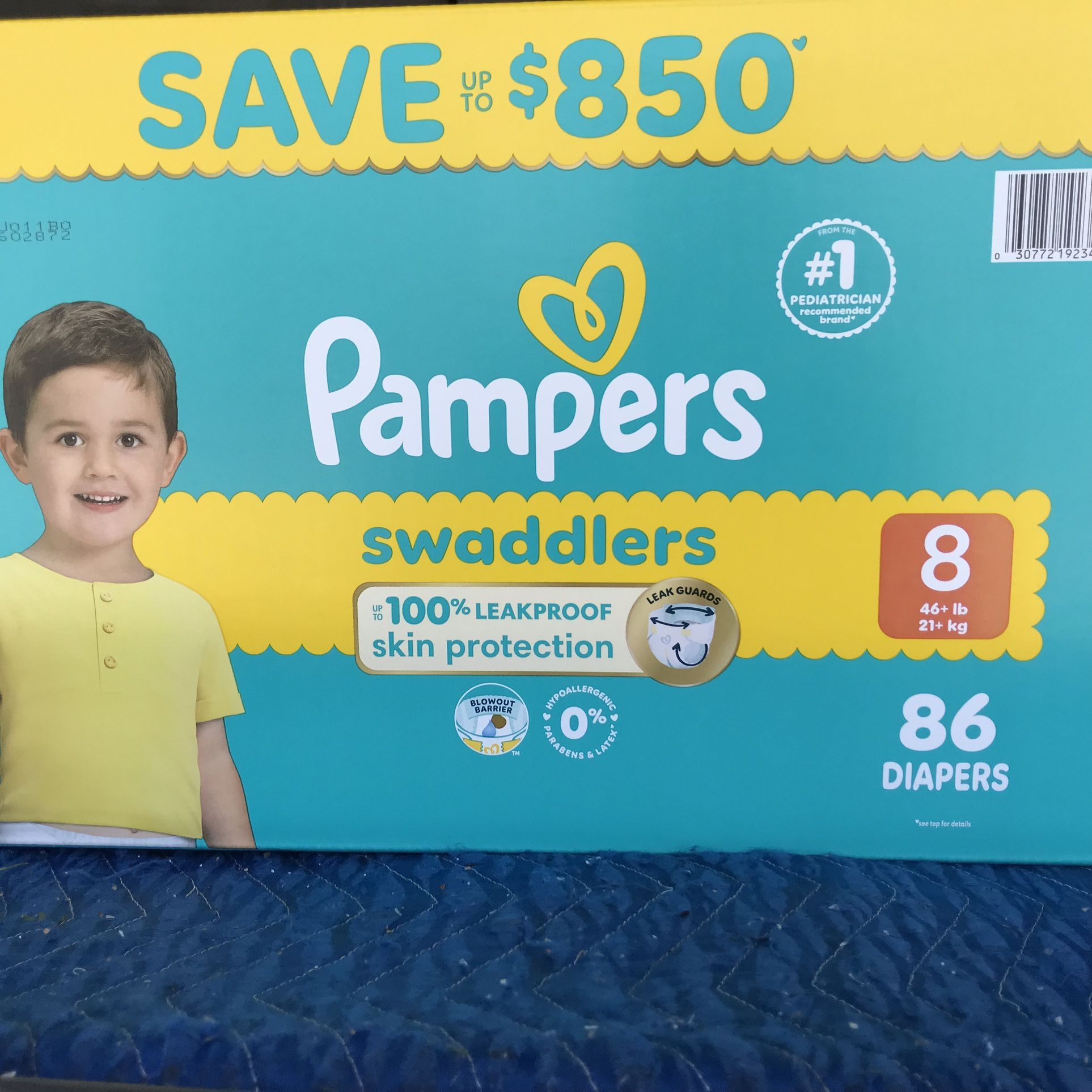 Pampers Swaddlers Size 8/86 Diapers