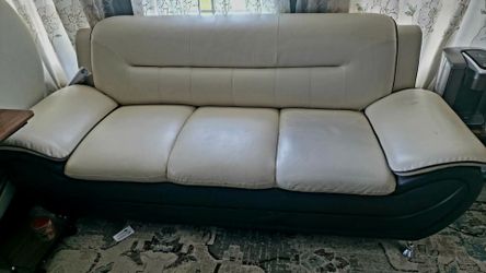 Leather sofa
