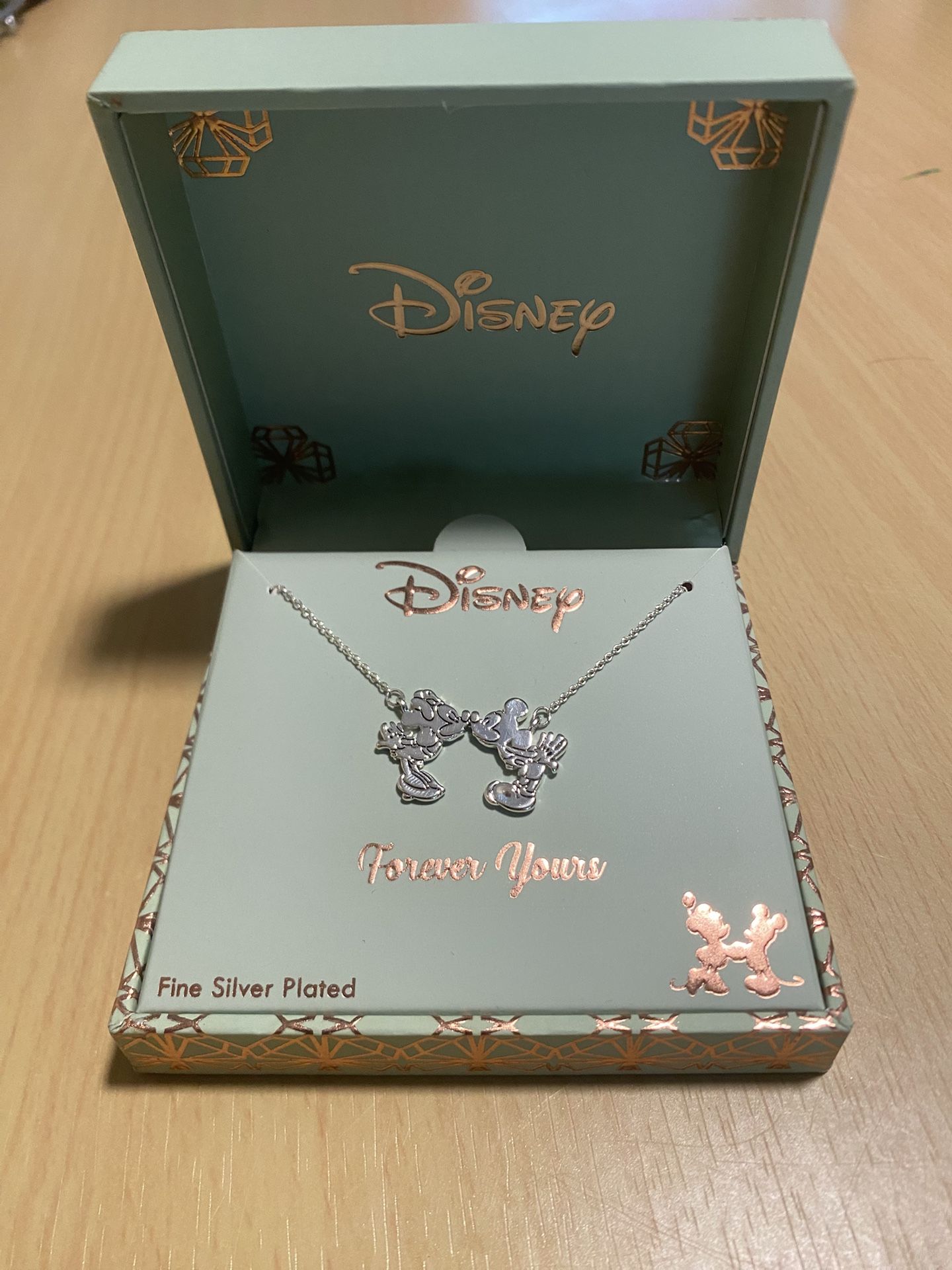 Silver Plated Mickey Mouse Forever Yours