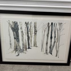 Crate & Barrel Hidden Path" print by artist Alexandra White,