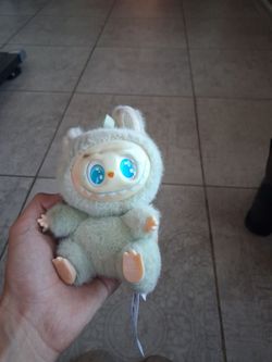 Labubu cyan green