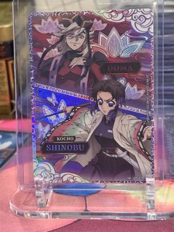 Demon Slayer Doma & Kocho Shinobu Holo Trading Card