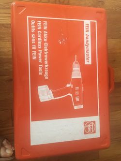 Fein cordless drill driver.