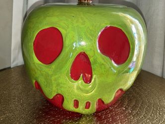 Disney Poison Apple Ceramic Cookie Jar
