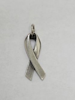 James Avery silver Breast Cancer Awareness Ribbon Charm