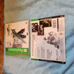 Final Fantasy 7 Case Art Only