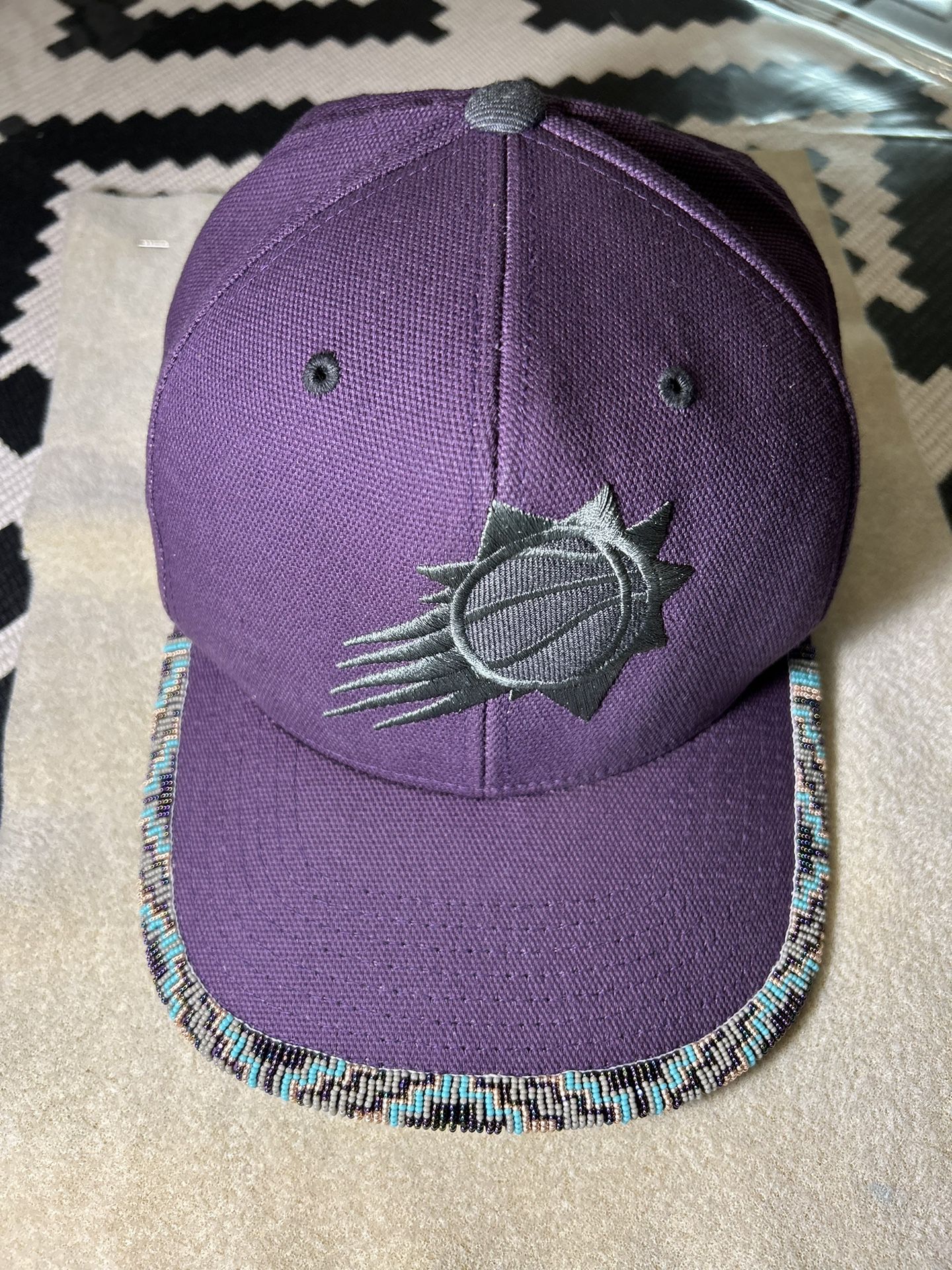 Super sassy Louis Vuitton emblem beaded hat. Metallic beads 24 inch necklace  with pendant hat for Sale in Graham, WA - OfferUp