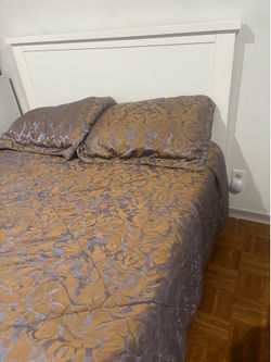 Bed, headboard and frame included