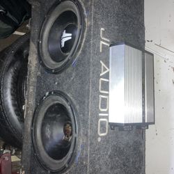 JL Audio 10” Subs W/ Amp Setup