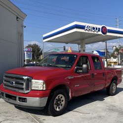 2006 Ford F250 Super Duty XLT V8 Red Diesel Power Stroke 
