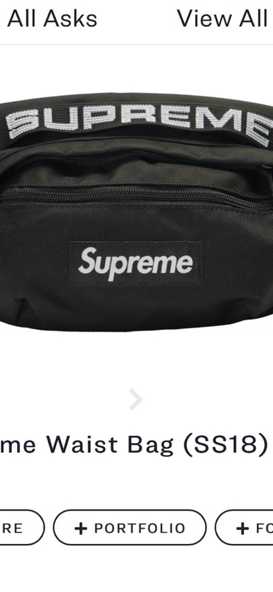 Supreme Fanny Pack Stock X Price Listed