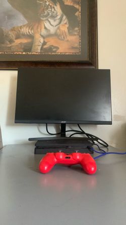 PS4 & monitor