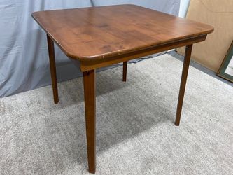 STAKMORE Wooden Square Folding Table