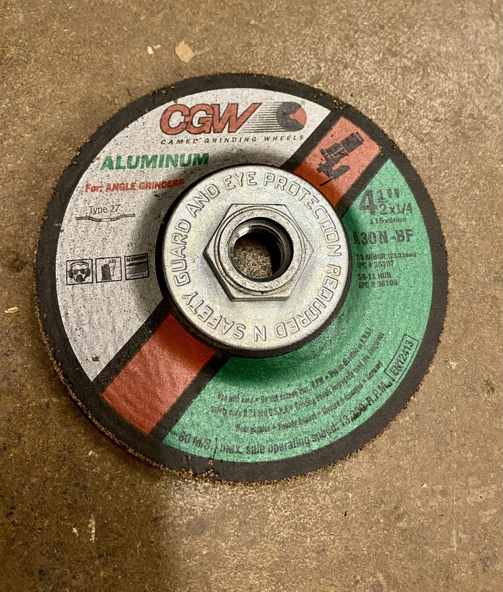 CGW grinding disc(s) (aluminum)