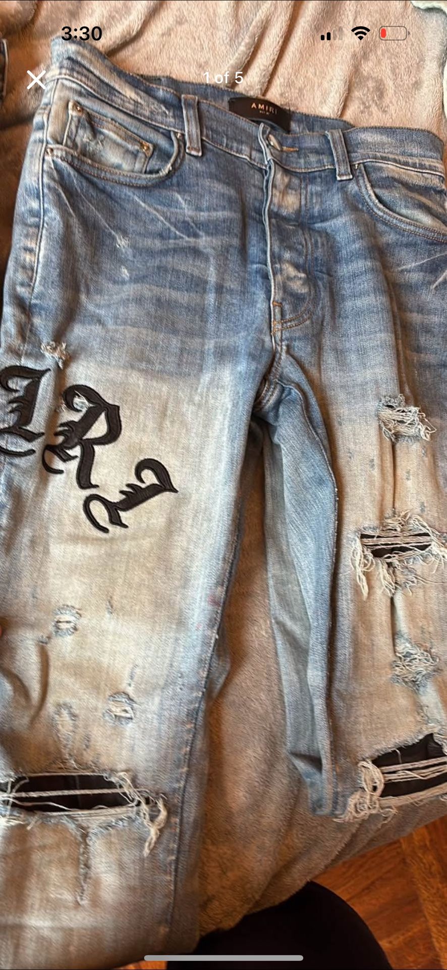 Amiri Bandana Jeans
