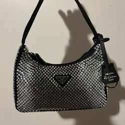 Prada Crystal Shoulder Bag
