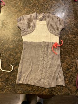 Girls sweater dress size 5/6