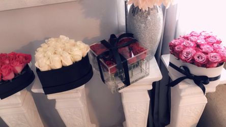 Valentines rose boxes