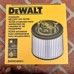 DeWalt DXVC4001 Wet/Dry Vac Filter – New in Box