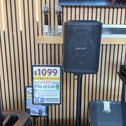New Set Karaoke Bose S1 Pro + With 2 Microphone Or Receiver Financing Available 