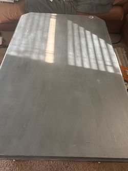 Grey and white coffee table