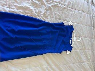 💙 Calvin Klein Royal Blue Fit & Flare Dress — Size Small — $45