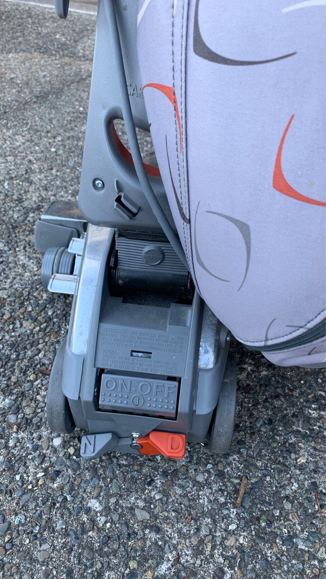 Kirby with attachments