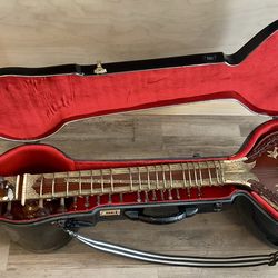 Professional 1960's Vintage Indian Sitar w/ Hardshell Case