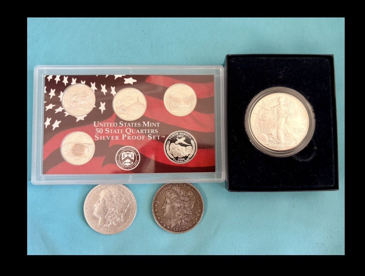“”Selling 8 Of My Silver Coins Under Silver Melt Value “”