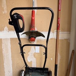 Electric Mower And Weed Wacker