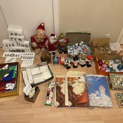 Lot Of Christmas Decorations/ Vintage Ornaments 