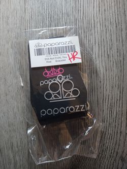 Paparazzi Still Not OVAL You Red Bracelet