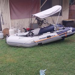 10' 5"  "SIB" RAFE FOR 4 WITH 9.8HP MERC