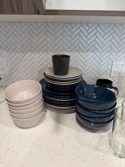 IKEA plates and glasses