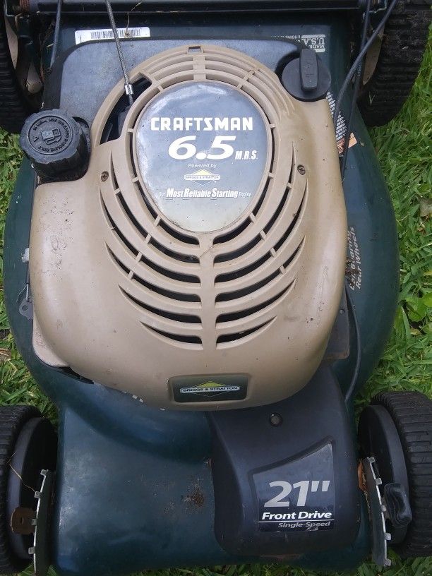Self-propelled Craftsman Mower With Bagger