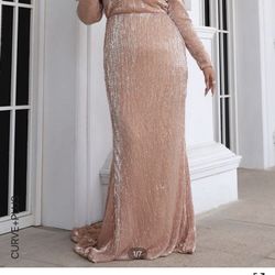 Shein Rose Gold Dress for Sale in Fresno, CA - OfferUp