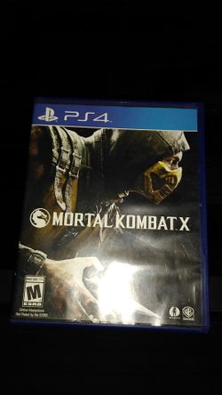PS4 mortal Kombat x