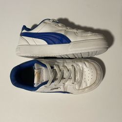 Boys Shoes Size 10 White Puma Sneakers 