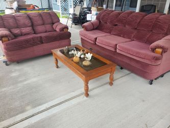 Sofa and loveseat