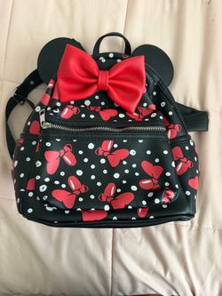 Mini Leather Minnie backpack
