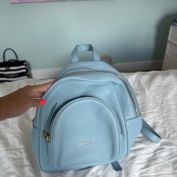 Cocoinelle blue italian luxury backpack